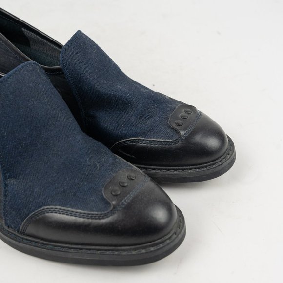 G-Star RAW Guardian Denim and Faux Leather Loafers - Picture 6 of 8